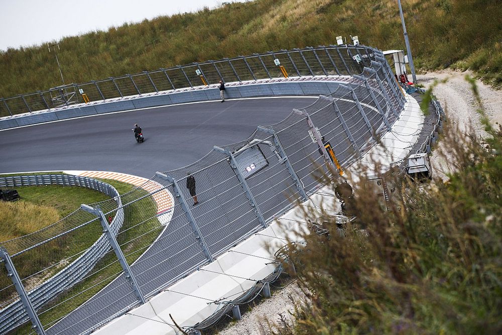 Imagen de la curva peraltada de Zandvoort