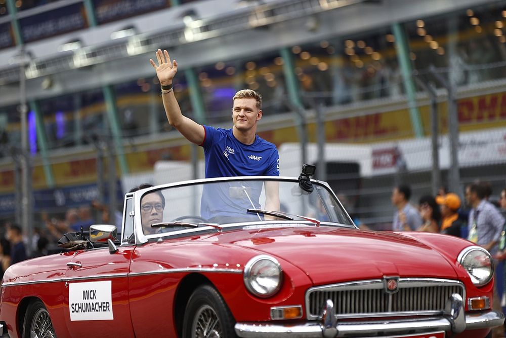 Drivers parade, Mick Schumacher, Haas F1 Team