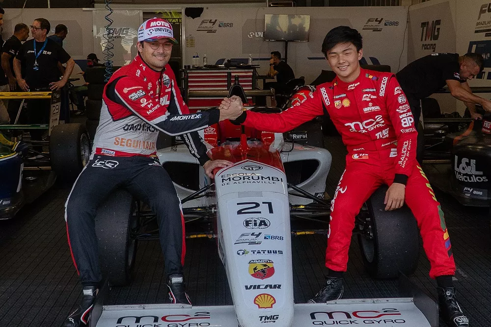 Nelsinho Piquet e Alvaro Cho