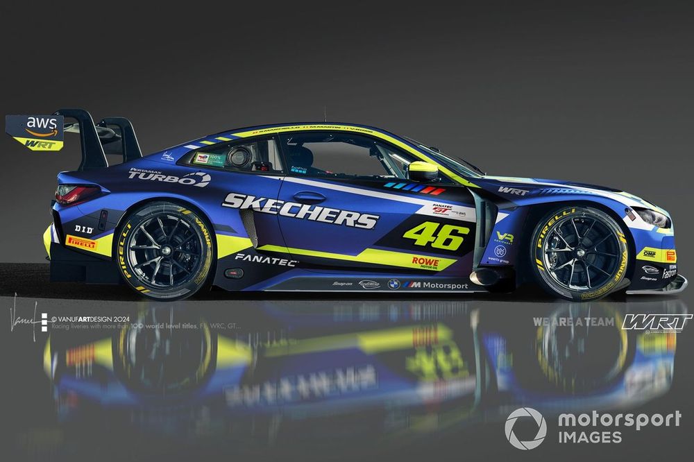 #46 Team WRT, BMW M4 GT3: Raffaele Marciello, Maxime Martin, Valentino Rossi