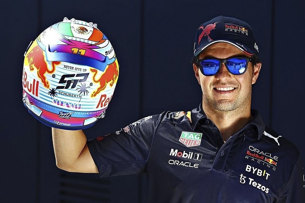 Casco de Sergio Pérez, Red Bull Racing