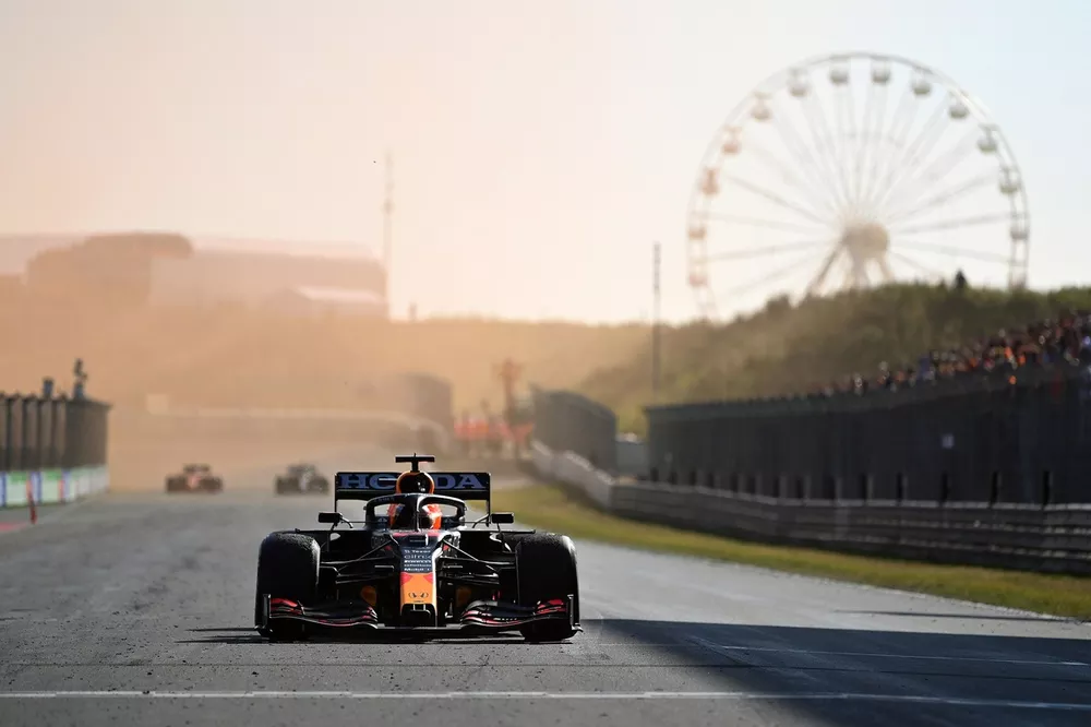 Race winner Max Verstappen, Red Bull Racing RB16B