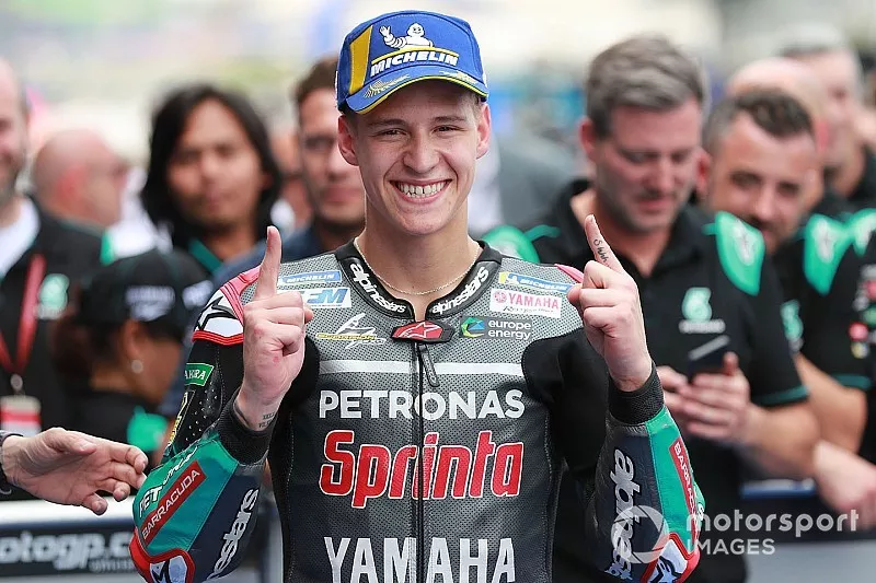 Le poleman Fabio Quartararo, Petronas Yamaha SRT