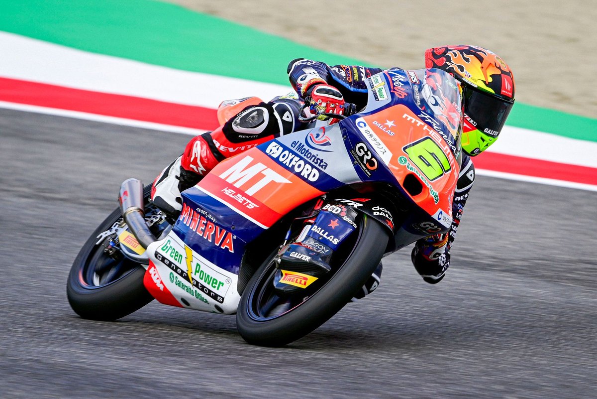 Moto3イタリア決勝｜山中琉聖が初表彰台獲得！ アロンソがポールから