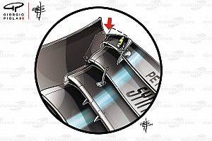 Mercedes: cuando el "diablo" se esconde en los detalles del nuevo aler&oacute;n delantero