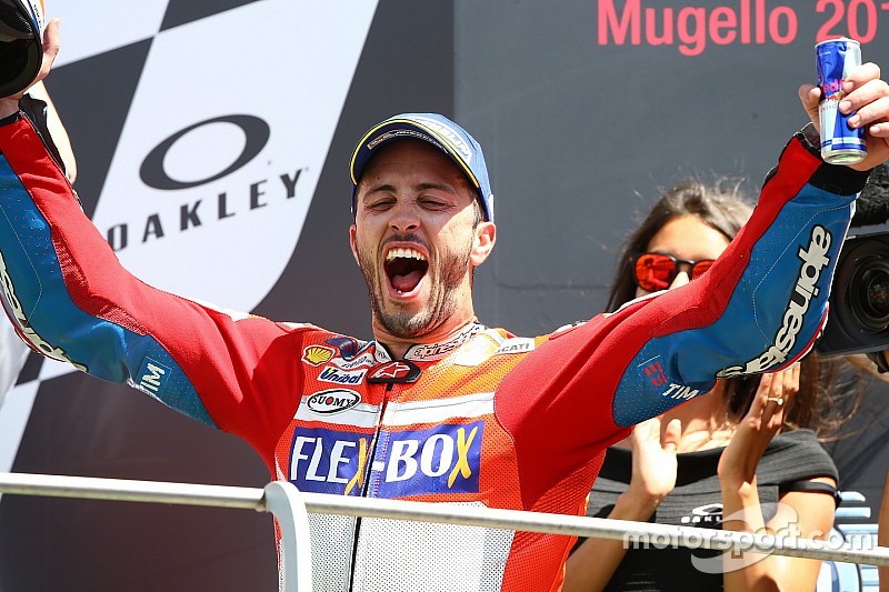 Dovizioso n'a réalisé que dans le dernier virage qu'il allait gagner