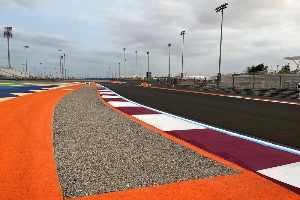 D&eacute;tails des vibreurs du circuit de Losail