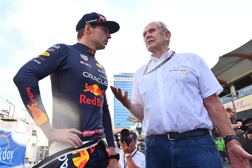 Max Verstappen, Red Bull Racing, Dr. Helmut Marko, Red Bull Racing Team Consultant