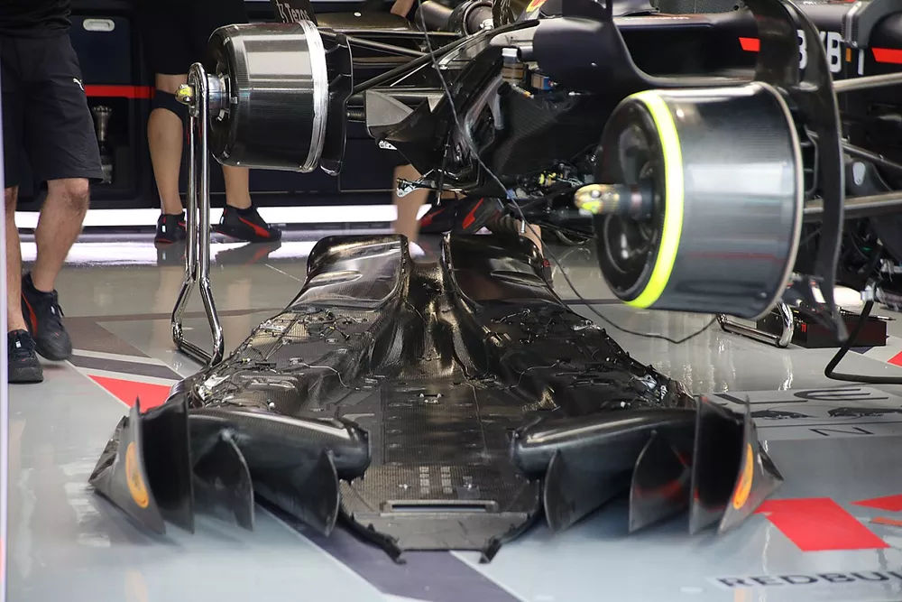 Red Bull Racing RB18, dettaglio del freno