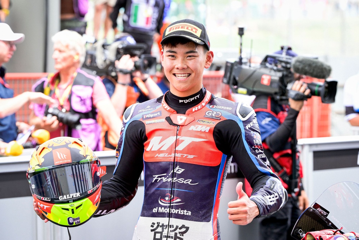 山中琉聖、2025年もMT HelmetsからMoto3継続参戦が決定。チームメイト
