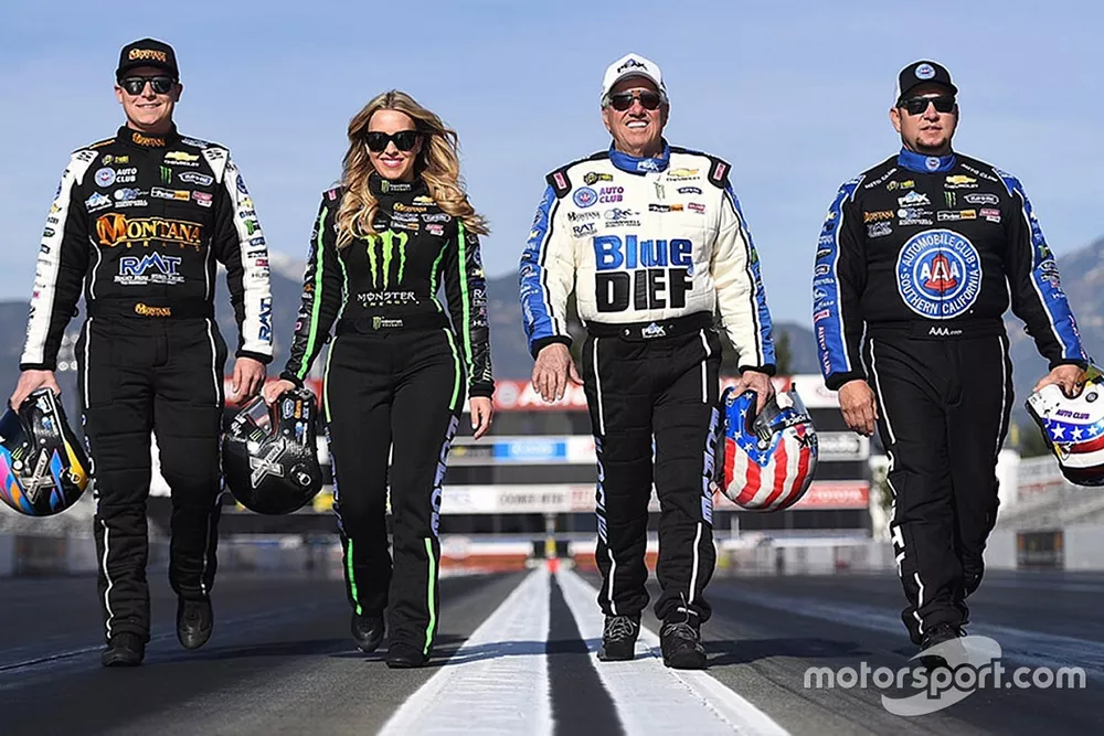 Austin Prock, Brittany Force, John Force, Robert Hight, John Force Racing