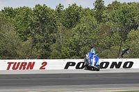 Rosenqvist tuvo "suerte" de evitar lesiones en choque en Pocono