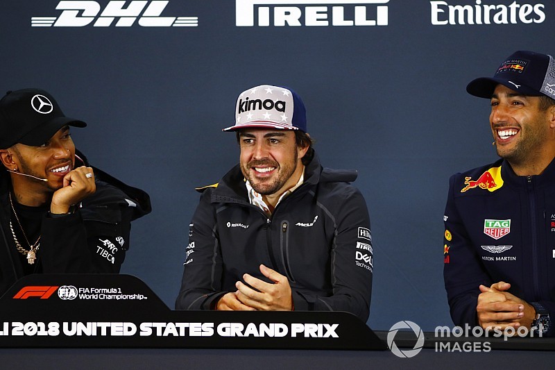 Alonso heureux de voir Hamilton en passe d'égaler Fangio