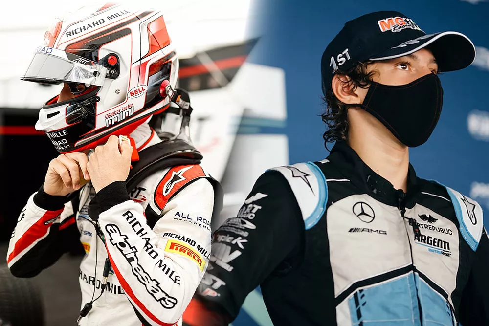 Gabriele Min&igrave; e Andrea Kimi Antonelli