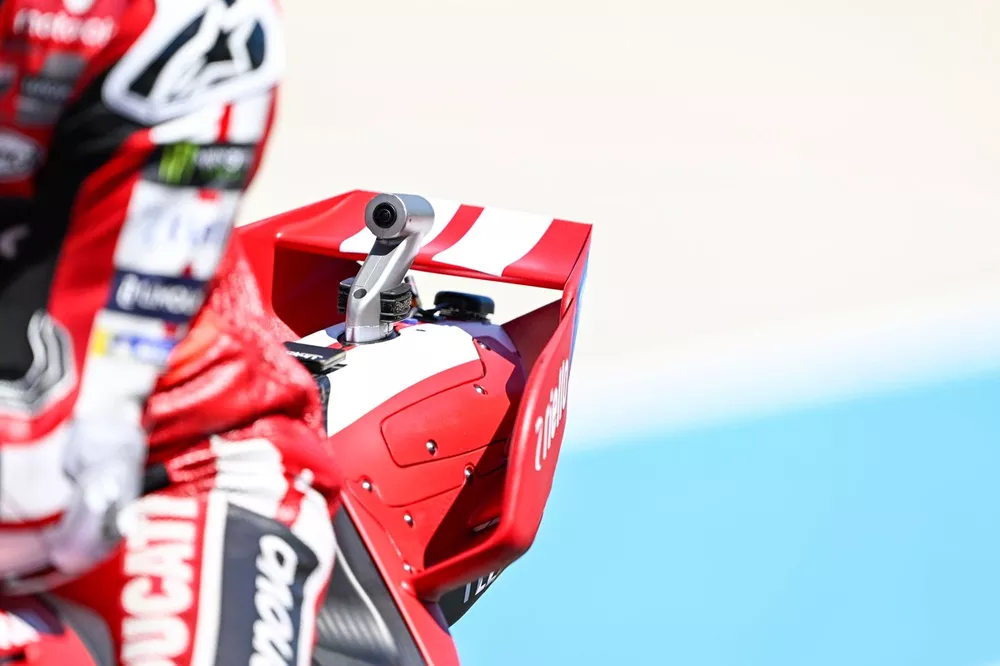 El nuevo aler&oacute;n trasero de la Ducati en Hungr&iacute;a