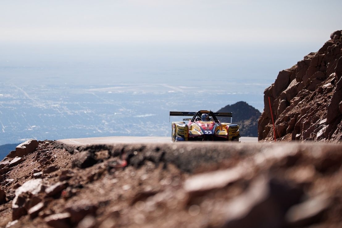 Faggioli terzo alla Pikes Peak: un problema al motore lo costringe all'ultimo gradino del podio