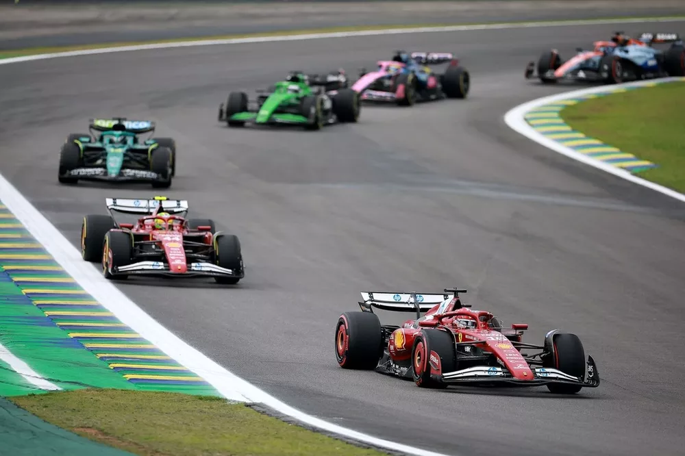 Charles Leclerc, Ferrari, Lewis Hamilton, Ferrari, Lance Stroll, Aston Martin Racing
