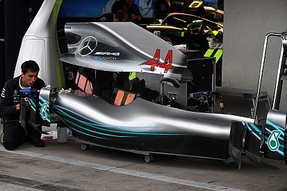 Hamilton hopes Mercedes upgrade will "frighten" rivals
