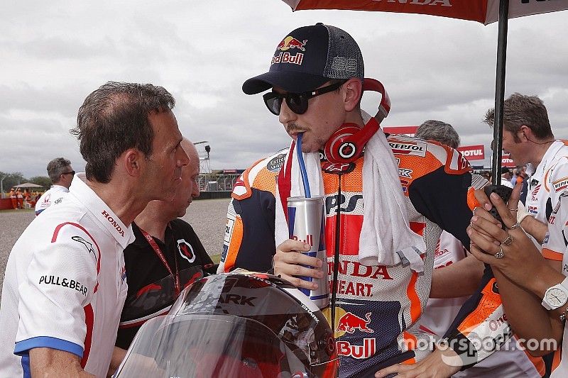 Jorge Lorenzo and Alberto Puig, Repsol Honda Team