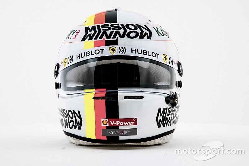 Photos - Les casques de Vettel et Leclerc chez Ferrari