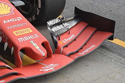 Ali anteriori a confronto: l'idea Ferrari in contrasto con il concetto Mercedes e Red Bull