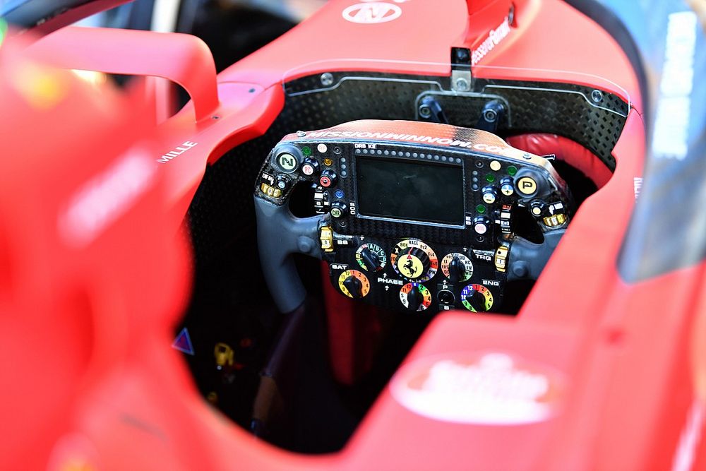 Detalle del Ferrari SF21