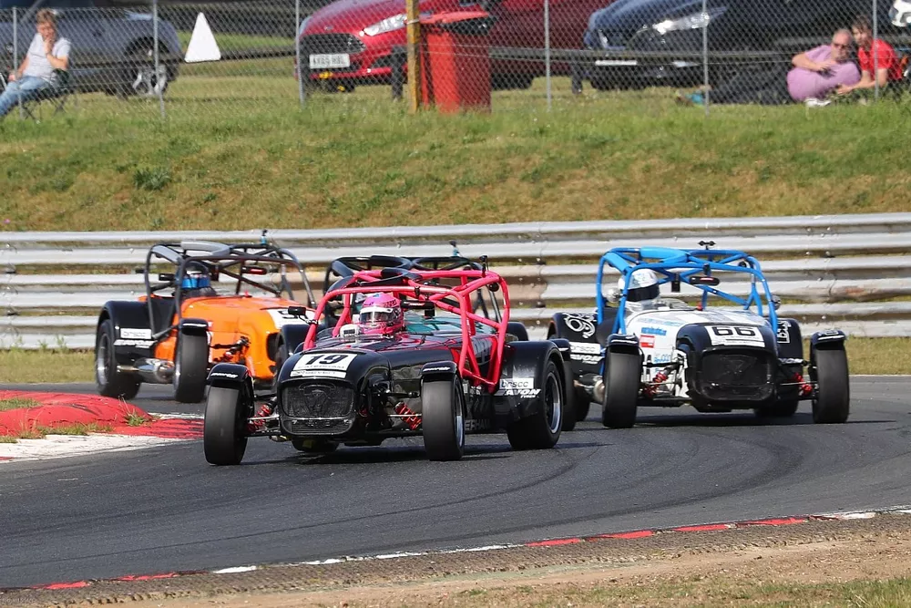 Aaron Head won the second Caterham Seven championship race 2