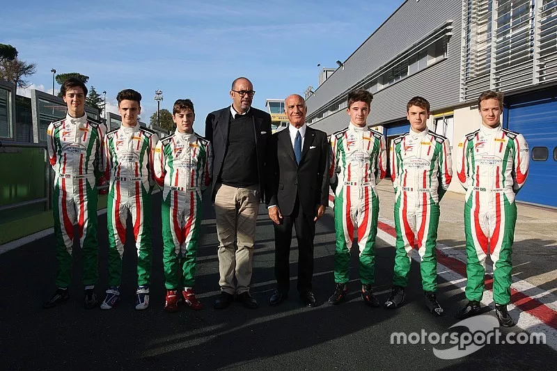 Angelo Sticchi Damiani e Marco Ferrari assieme ai piloti