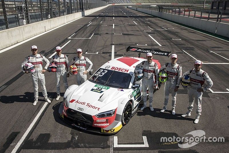 Nico M&uuml;ller, Audi Sport Team Abt Sportsline, Loic Duval, Audi Sport Team Phoenix, Robin Frijns, Audi Sport Team Abt Sportsline, Ren&eacute; Rast, Audi Sport Team Rosberg, Jamie Green, Audi Sport Team Rosberg, Mike Rockenfeller, Audi Sport Team Phoenix    