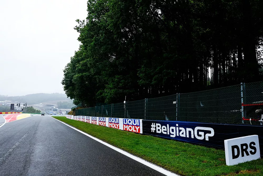 Detalle del Raidillon del circuito de Spa-Francorchamps