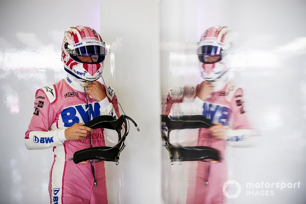 Nico Hulkenberg, Racing Point in the garage