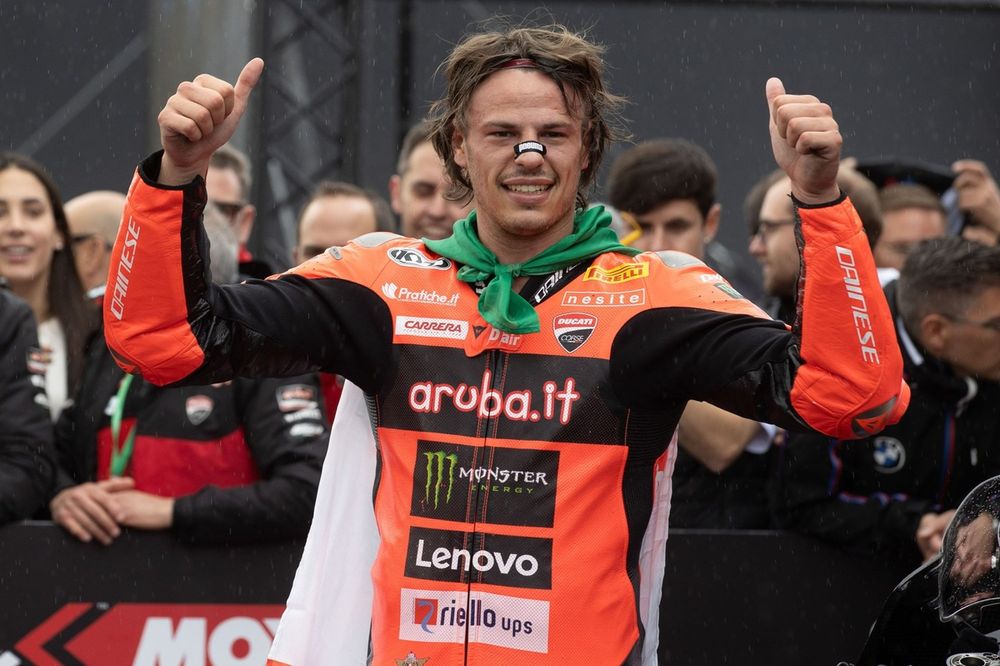 Race winner Nicolo Bulega, Aruba.It Racing - Ducati