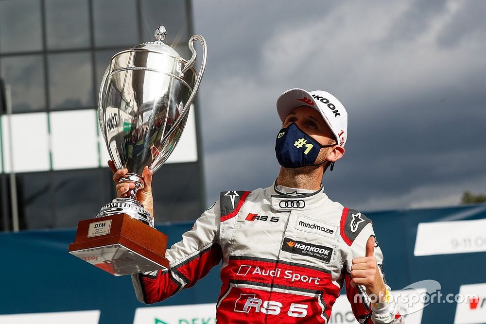 Race winner René Rast, Audi Sport Team Rosberg