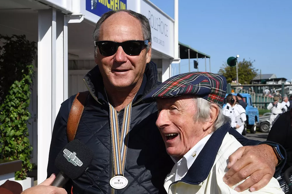 Gerhard Berger, Jackie Stewart