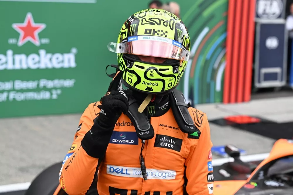 Pole man Lando Norris, McLaren F1 Team