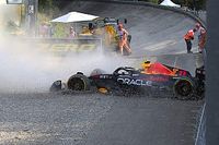 VIDEO: Checo P&eacute;rez choca en la segunda pr&aacute;ctica en Italia 