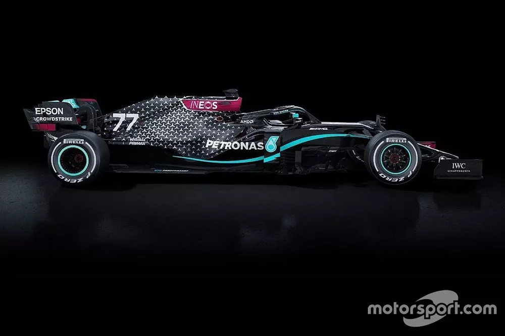Mercedes W11 black livery