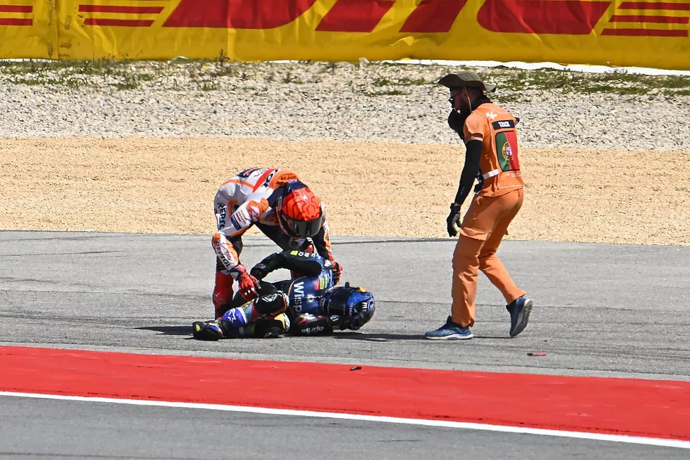 Accidente de Marc Márquez, Repsol Honda Team, Miguel Oliveira, RNF MotoGP Racing