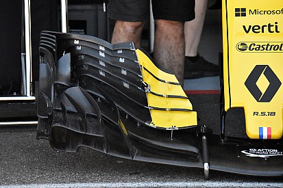 Érdekes koncepciót alkalmaz a Renault az új első szárny esetében