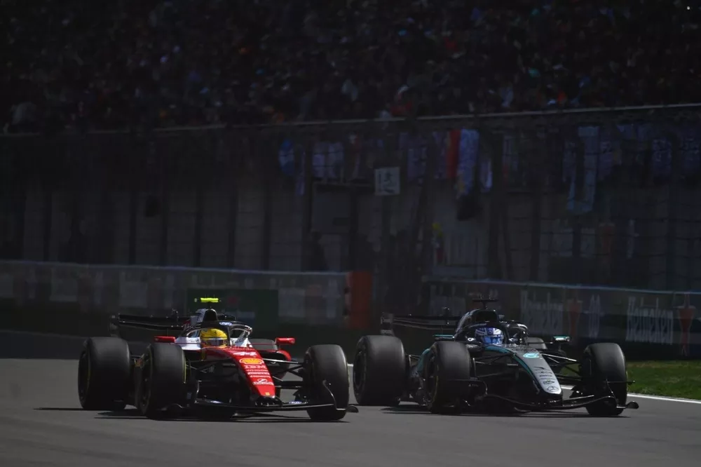 Lewis Hamilton, Ferrari, George Russell, Mercedes