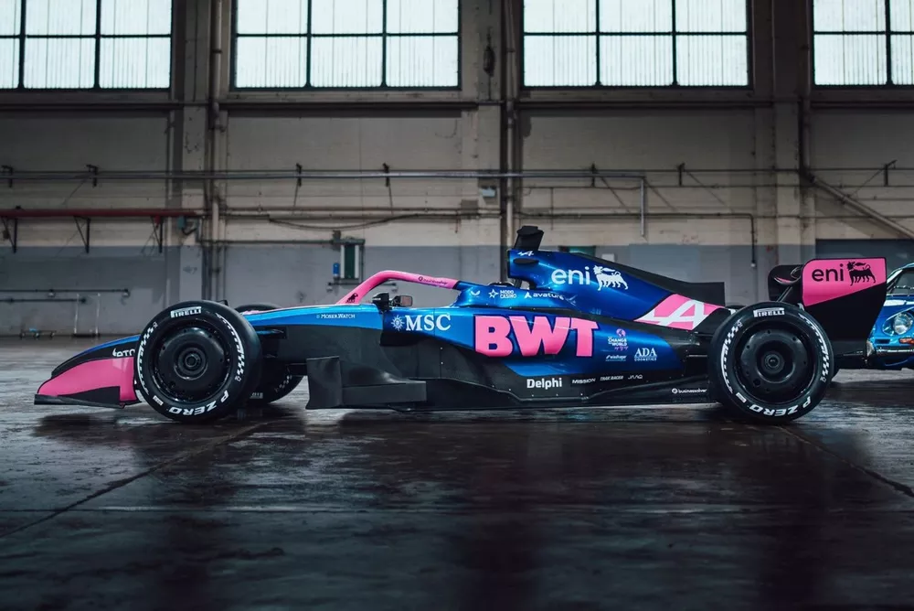 Decoración de Alpine para la F1 2026