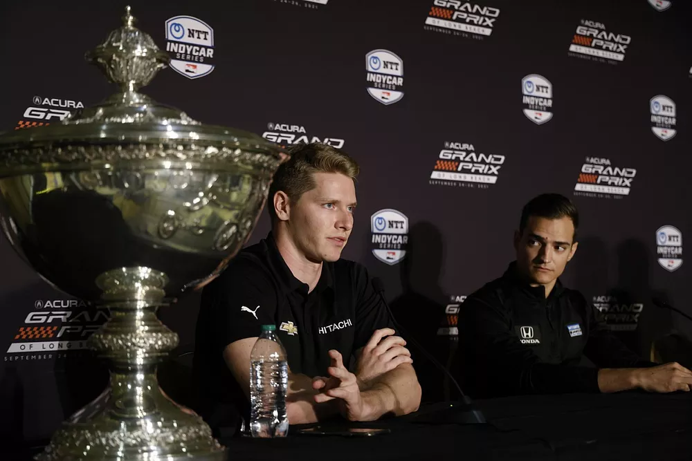 Josef Newgarden, Team Penske Chevrolet, Alex Palou, Chip Ganassi Racing Honda,  Astor Cup