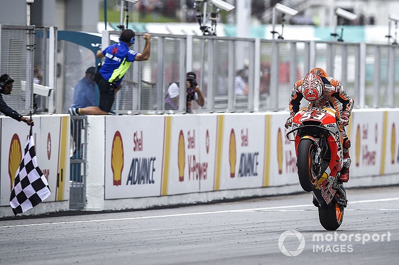 Triunfo de Márquez, batacazo de Rossi