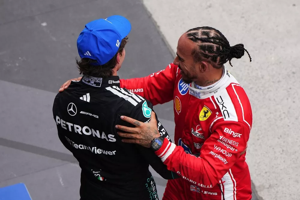 Andrea Kimi Antonelli, Mercedes, Lewis Hamilton, Ferrari