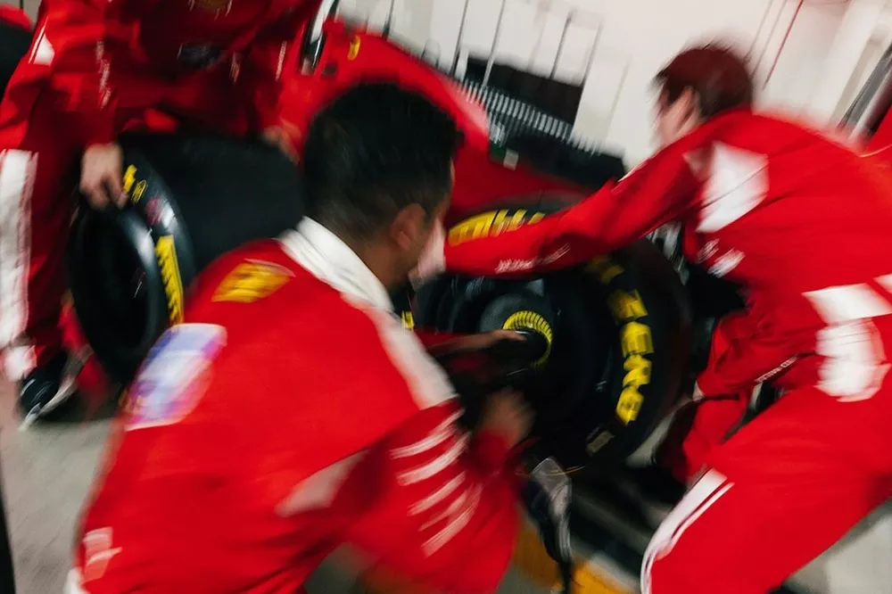 Pit stop Ferrari