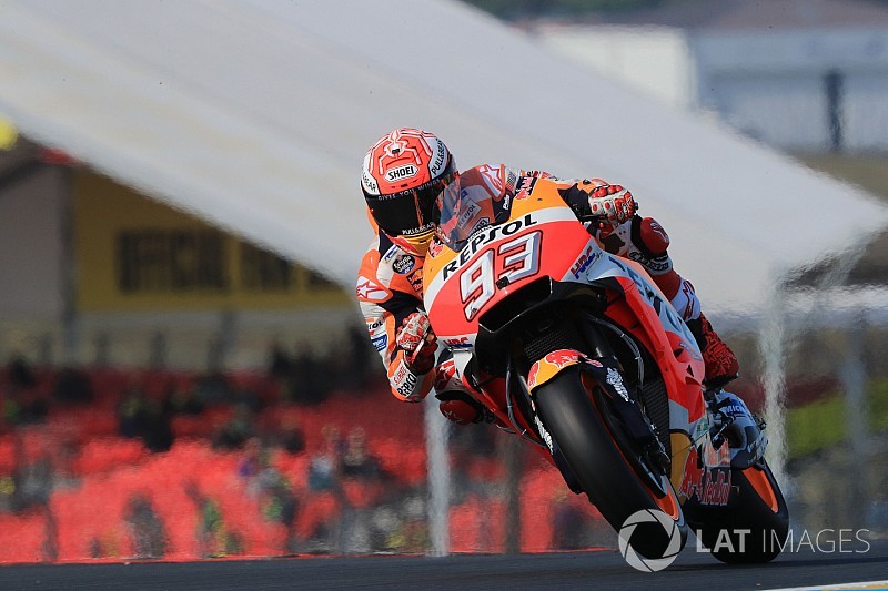 FP1 MotoGP Prancis: Marquez tercepat, Yamaha enam besar