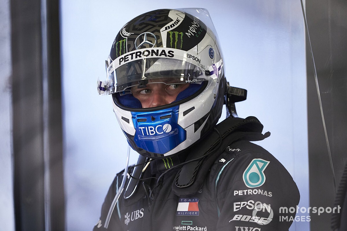 V.Bottas 2021 Mercedes AMG F1 Used Visor