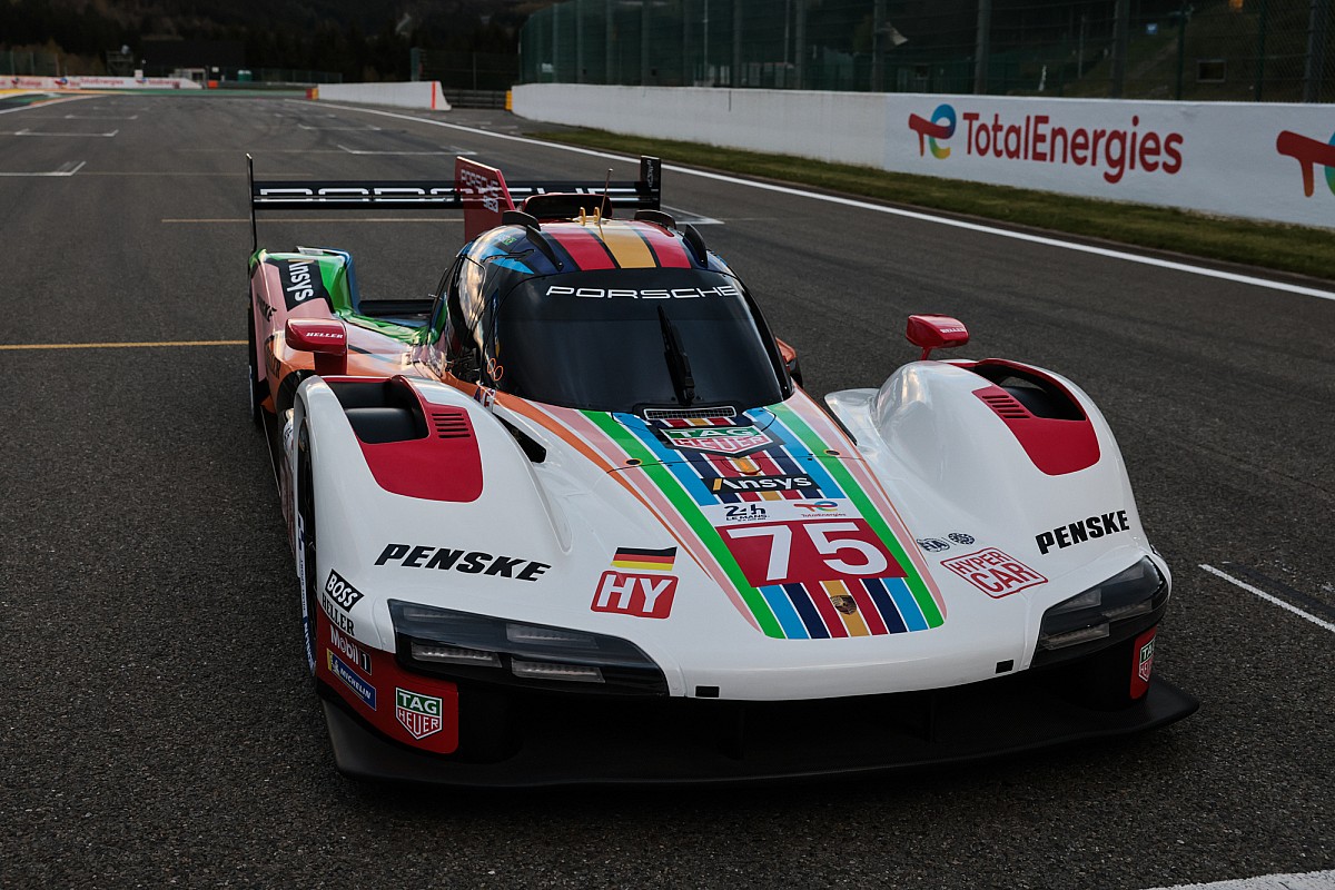 ポルシェ、ル・マン24時間レース100周年を彩る963の特別カラーリングを