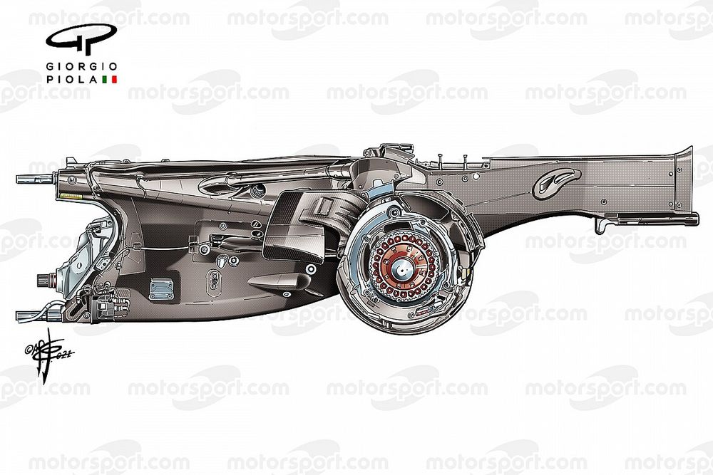 Ferrari SF21 gearbox detail