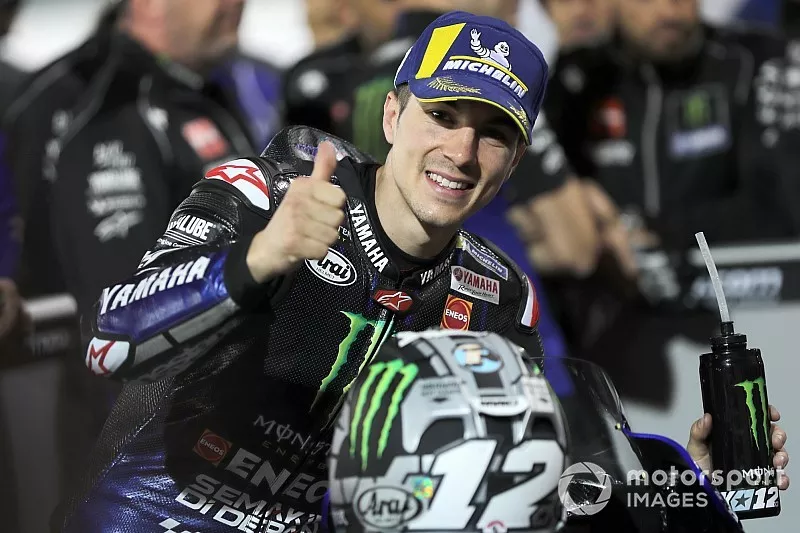 Le poleman Maverick Vinales, Yamaha Factory Racing